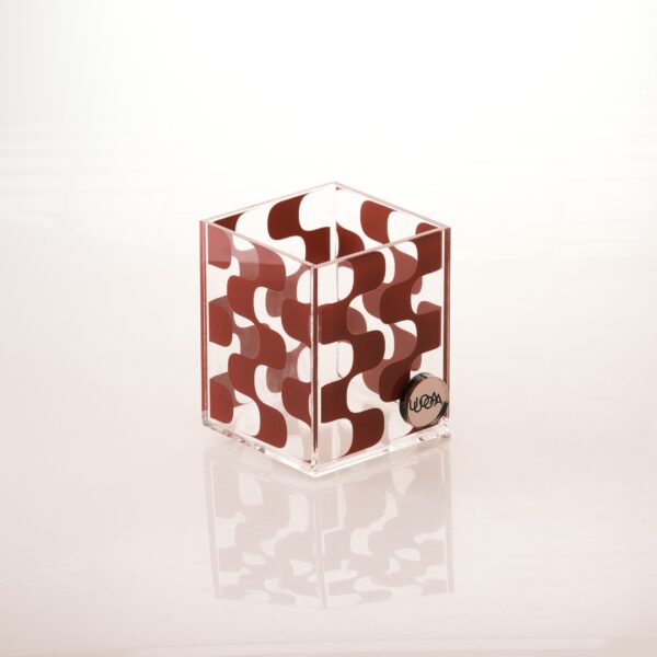 Burgundy Pencil Holder