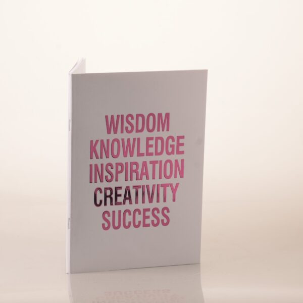 Metallic White Notebook