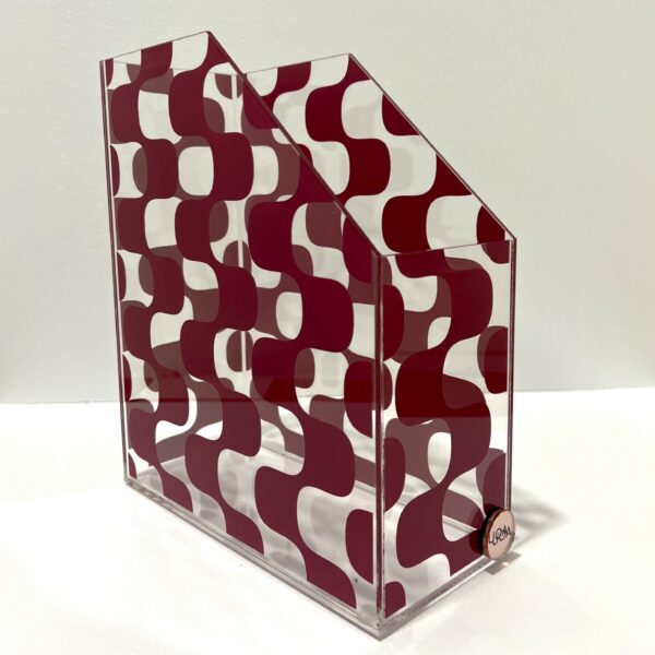 Burgundy Document Organizer