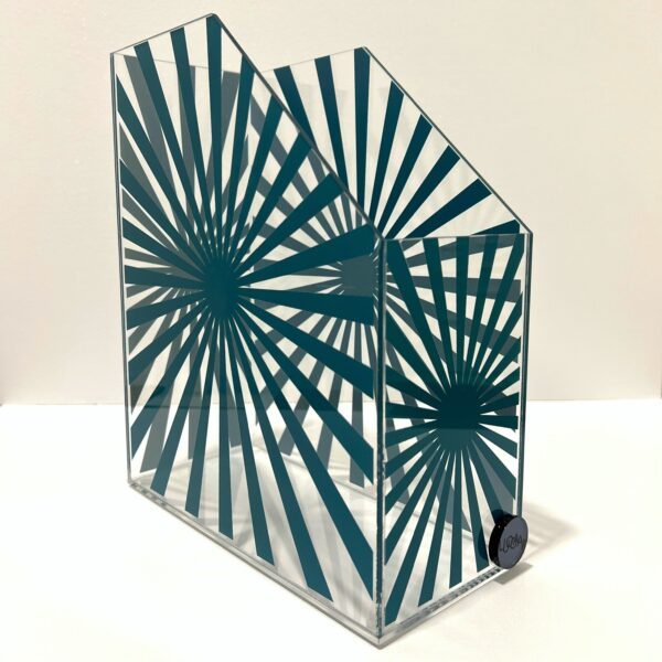 Petrol Blue Document Organizer Case