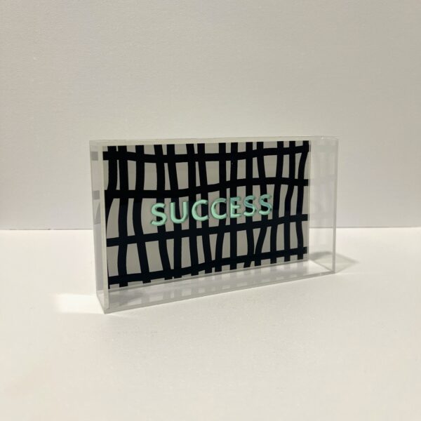 Δισκάκι με λέξεις από καθρέφτες μαύρο