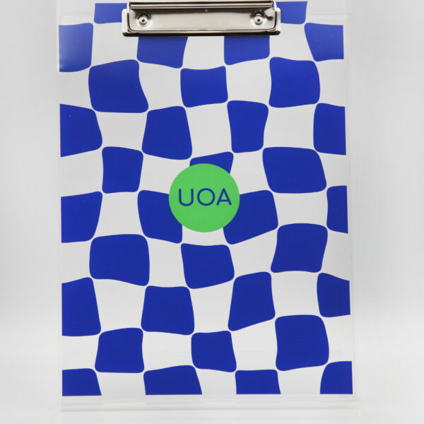 Paper Holder with Blue Designs